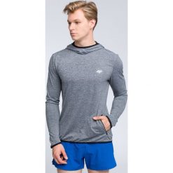 Bluza treningowa męska BLMF003 - ciepły jasny szary. Bluzy 4F. W wyprzedaży za 149.99 zł.
