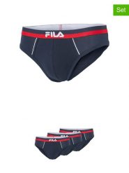 Fila Slipy (3 pary) w kolorze granatowym rozmiar: M. Niebieskie slipki Fila, m, bez wzorów. Za 65.99 zł.