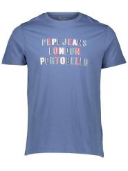 Pepe Jeans Koszulka w kolorze niebieskim rozmiar: XXL. Niebieskie bezrękawniki Pepe Jeans, xxl, bez wzorów, z bawełny, bez kołnierzyka, bez ramiączek. Za 75.45 zł.