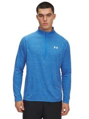 Under Armour Koszulka funkcyjna w kolorze niebieskim rozmiar: XXL. Niebieskie t-shirty sportowe Under Armour, bez wzorów, z materiału, bez ramiączek, outdoorowe. Za 109.26 zł.