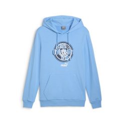 Męska bluza z kapturem ftblCULTURE Manchester City PUMA Team Light Blue. Niebieskie bluzy z kapturem Puma, l, bez wzorów, z kapturem. Za 168.99 zł.