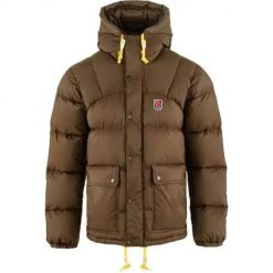 Kurtka uniwersalna męska Fjallraven Expedition Down. Brązowe kurtki Fjällräven, na zimę, l, bez wzorów, z materiału, z kapturem. Za 3,255.10 zł.