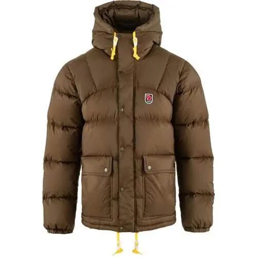 Kurtka uniwersalna męska Fjallraven Expedition Down. Brązowe kurtki Fjällräven, na zimę, l, bez wzorów, z materiału, z kapturem. Za 3,217.95 zł.