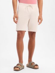 Nils Sundström szorty dresowe Mężczyźni beżowy, XXL. Brązowe krótkie spodenki sportowe Nils Sundström, m, bez wzorów, z dresówki. Za 149.95 zł.