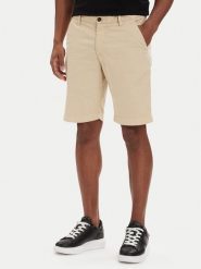 KARL LAGERFELD Szorty materiałowe 265320 562802 Beżowy Regular Fit. Brązowe szorty KARL LAGERFELD, m, bez wzorów, z bawełny. Za 429.99 zł.