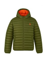 U.S. Polo Assn. Kurtka pikowana w kolorze oliwkowym rozmiar: XL. Brązowe kurtki U.S. Polo Assn., s, bez wzorów, bez kaptura. Za 227.85 zł.