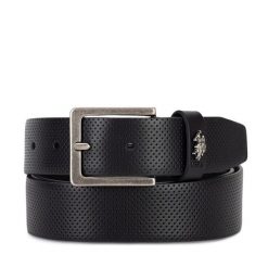 Pasek U.S. Polo Assn. Czarne paski U.S. Polo Assn., bez wzorów. Za 199.99 zł.