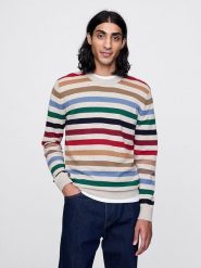 GAP Sweter w kolorze beżowym rozmiar: 3XL. Brązowe swetry nierozpinane GAP, xl, bez wzorów, bez kołnierzyka, bez ramiączek. Za 75.16 zł.