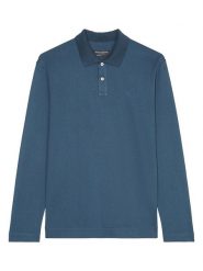 Marc O´Polo Koszulka polo w kolorze niebieskim rozmiar: 3XL. Niebieskie koszulki polo xl, bez wzorów, z bawełny, bez kołnierzyka, bez ramiączek. Za 171.68 zł.