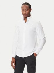 Tommy Jeans Koszula Essential DM0DM21690 Biały Regular Fit. Białe koszule Tommy Jeans, m, bez wzorów, z bawełny, bez kołnierzyka, bez ramiączek. Za 279.99 zł.