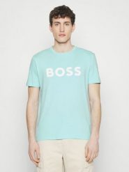 Hugo Boss Underwear Koszulka w kolorze turkusowym rozmiar: S. Niebieskie bezrękawniki Hugo Boss Underwear, s, bez wzorów, z bawełny, bez kołnierzyka, bez ramiączek. Za 136.45 zł.
