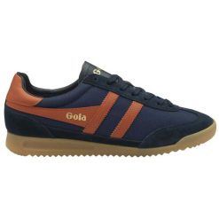 Nylonowe sneakersy z sznurowadłami Gola Tornado. Niebieskie buty sportowe casual Gola, bez wzorów, z nylonu, bez zapięcia. Za 425.50 zł.