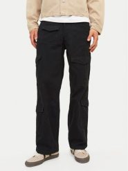 Jack&Jones Spodnie materiałowe Bill 12258307 Czarny Relaxed Fit. Czarne spodnie materiałowe Jack&Jones, m, bez wzorów, z bawełny. Za 129.99 zł.