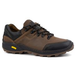 KENT Buty męskie trekkingowe 515 brązowe. Brązowe trekkingi bez wzorów, z jeansu, bez zapięcia. Za 351.82 zł.