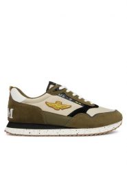 Aeronautica Militare Sneakersy 261SC0288UCT03545 Zielony. Zielone buty sportowe casual Aeronautica Militare, bez wzorów, z materiału, bez zapięcia. Za 439.99 zł.