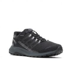 Buty do biegania męskie Merrell Fly Strike Gtx. Czarne buty do biegania Merrell, bez wzorów, z gumy, bez zapięcia, do biegania. Za 666.00 zł.