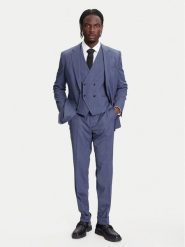 HUGO BOSS Garnitur Henry-Getlin253V1X 50544664 Niebieski Regular Fit. Niebieskie garnitury HUGO BOSS, m, bez wzorów, z syntetyku. Za 3,099.00 zł.