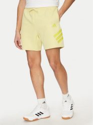 Adidas Szorty sportowe Future Icons 3-Stripes JD4883 Żółty Regular Fit. Żółte krótkie spodenki sportowe Adidas, l, bez wzorów, z bawełny. Za 169.99 zł.