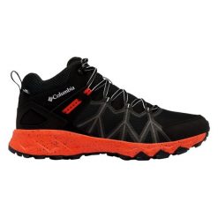 Buty Columbia Peakfreak II Mid Outdry Lekkie i Wodoodporne. Czarne buty trekkingowe Columbia, bez wzorów, z syntetyku, bez zapięcia. Za 584.20 zł.