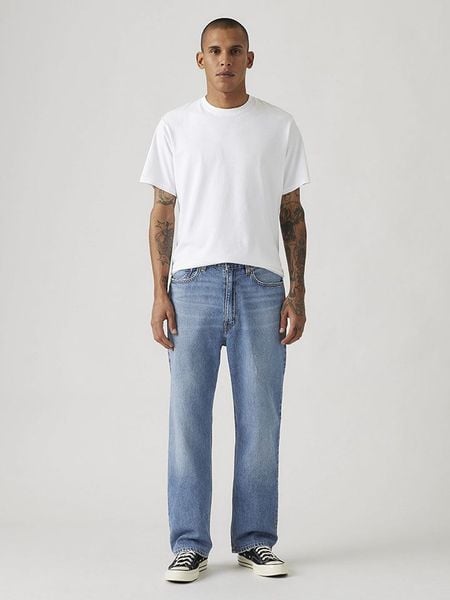Levi's Dżinsy "565" - Straight fit - w kolorze niebieskim rozmiar: W32/L32. Niebieskie jeansy Levi's®, l. Za 155.51 zł.
