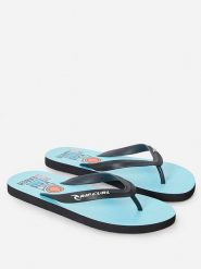Rip Curl Japonki w kolorze błękitnym rozmiar: 45. Niebieskie japonki Rip Curl, bez wzorów. Za 48.62 zł.