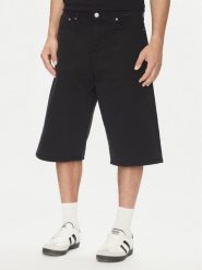 Jack&Jones Szorty jeansowe Owen 12277167 Czarny Baggy Fit. Czarne szorty Jack&Jones, m, bez wzorów, z bawełny. Za 139.99 zł.