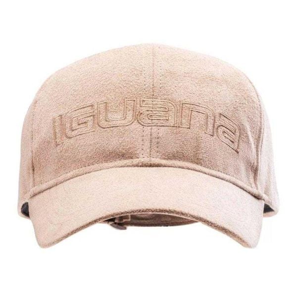 Czapka Z Daszkiem Z Logo Jukur. Brązowe czapki z daszkiem IGUANA, bez wzorów, z poliesteru. Za 65.99 zł.