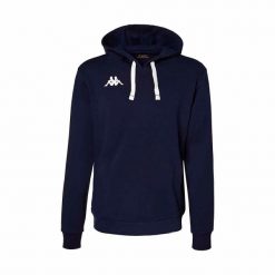 Bluza z kapturem Kappa Bali. Niebieskie bluzy Kappa, xl, bez wzorów, z kapturem. Za 255.50 zł.