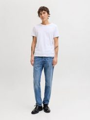 Jack & Jones Dżinsy "Mike" - Slim fit - w kolorze niebieskim rozmiar: W28/L32. Niebieskie jeansy Jack & Jones, l. Za 130.99 zł.