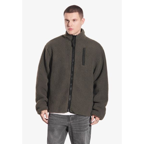 Kurtka turystyczna męska Prosto Sherpa dwustronna. Zielone kurtki Prosto., m, bez wzorów, bez kaptura. W wyprzedaży za 341.99 zł.