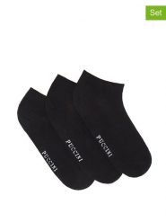 Puccini Skarpety (3 pary) w kolorze czarnym rozmiar: 43-45. Czarne skarpety Puccini, bez wzorów. Za 21.99 zł.