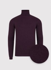 PAKO LORENTE - Golf męski w fioletowym kolorze. Fioletowe golfy Pako Lorente, m, bez wzorów, z nylonu, bez ramiączek. Za 119.99 zł.