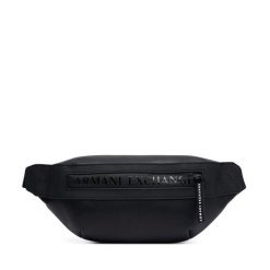 Nerka Armani Exchange. Czarne saszetki i nerki Armani Exchange, bez wzorów. Za 454.99 zł.