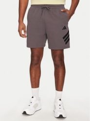 Adidas Szorty sportowe Future Icons 3-Stripes JD4881 Szary Regular Fit. Szare krótkie spodenki sportowe Adidas, m, bez wzorów, z bawełny. Za 149.99 zł.