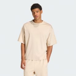 Koszulka Soft Lux Tee. Białe t-shirty sportowe Adidas, bez wzorów, z materiału, bez ramiączek, na fitness i siłownię. Za 199.00 zł.