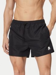 KARL LAGERFELD Szorty kąpielowe B1M46011 Czarny Regular Fit. Czarne szorty KARL LAGERFELD, m, bez wzorów, z syntetyku. Za 299.99 zł.