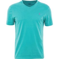 Polo Ralph Lauren SLIM FIT Tshirt basic diver green. Czarne koszulki polo marki Polo Ralph Lauren, z materiału. Za 249.00 zł.