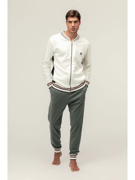 Fila Piżama w kolorze kremowo-zielonym rozmiar: L. Brązowe piżamy Fila, l, bez wzorów, bez ramiączek. Za 187.99 zł.