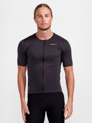 Craft Koszulka kolarska "Pro Gravel" w kolorze czarnym rozmiar: XL. Czarne t-shirty sportowe Craft, bez wzorów, z materiału, bez ramiączek, rowerowe. Za 184.95 zł.