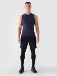 4F Spodenki treningowe szybkoschnące męskie 4F x Robert Lewandowski - czarne XXL. Czarne krótkie spodenki sportowe 4F, m, bez wzorów, z dzianiny. W wyprzedaży za 129.99 zł.