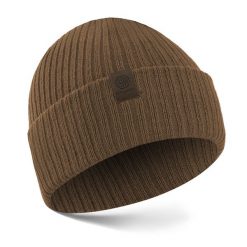 Czapka męska BETLEWSKI BCM-BK-03 BRAZOWY. Brązowe czapki zimowe Betlewski, bez wzorów, z polaru. Za 39.99 zł.