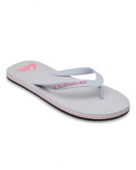 Klapki dla Mężczyzn MOLOKAI CORE Szary. Szare klapki Quiksilver, z gumy. Za 84.99 zł.