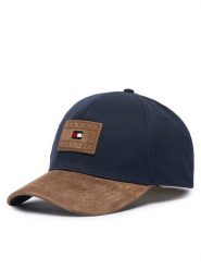 Tommy Hilfiger Czapka z daszkiem Th Flag AM0AM14312 Granatowy. Niebieskie czapki z daszkiem Tommy Hilfiger, bez wzorów, z bawełny. Za 289.99 zł.