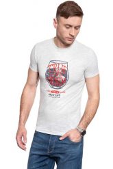 MUSTANG Aaron C Print 1009512 2064. T-shirty Mustang, m, bez wzorów, bez kołnierzyka, bez ramiączek. W wyprzedaży za 39.99 zł.