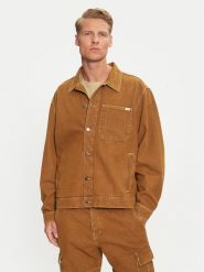 Mustang Kurtka jeansowa Monowi 1015543 Brązowy Loose Fit. Brązowe kurtki Mustang, l, bez wzorów, z bawełny, bez kaptura. Za 249.99 zł.
