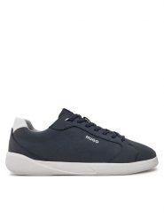 Hugo Sneakersy Riven Tenn 50524249 Granatowy. Niebieskie buty sportowe casual Hugo, bez wzorów, z materiału, bez zapięcia. Za 349.99 zł.