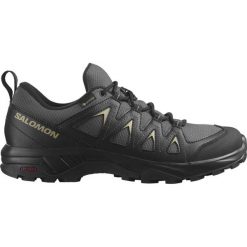 Buty turystyczne męskie Salomon X Braze Gtx. Czarne buty do biegania Salomon, bez wzorów, bez zapięcia, do biegania. Za 399.00 zł.