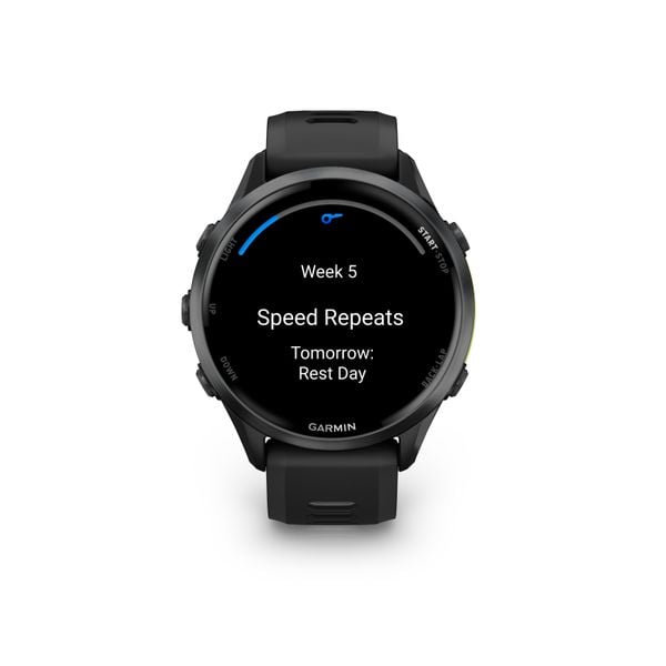 Zegarek z GPS Garmin Forerunner 970. Czarne, cyfrowe zegarki GARMIN, szklane. Za 3,149.00 zł.