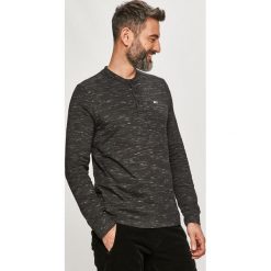 Tommy Jeans - Longsleeve. Czarne bluzki z długim rękawem Tommy Jeans, s, bez wzorów, z dzianiny, bez kołnierzyka, bez ramiączek. W wyprzedaży za 119.90 zł.