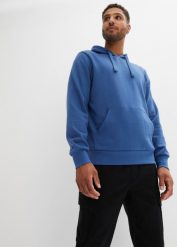 Bluza z kapturem. Czarne bluzy bonprix, l, bez wzorów, z kapturem. Za 84.99 zł.